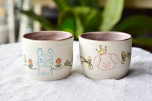 Load image into Gallery viewer, Stoneware puppy mug - cute tableware - tea coffee lover
