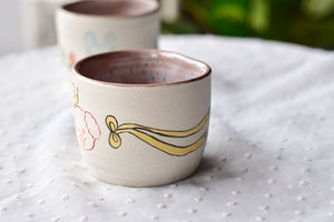 Stoneware puppy mug - cute tableware - tea coffee lover