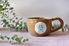 Load image into Gallery viewer, Handmade coffee mug - handpainted hippo mug - coffee lover
