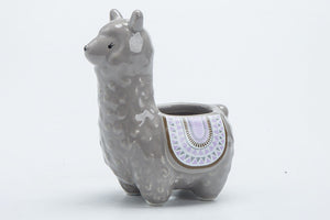 Alpaca succulent pot - animal flower planter (8cm*8cm*15.5cm)