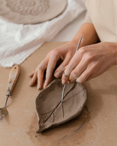 Family pottery class - hand-building