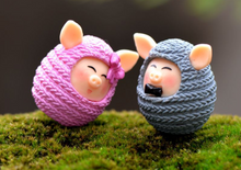 Load image into Gallery viewer, Adorable pig - Miniature pig - Fairy Garden - DIY material - Terrarium material
