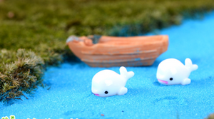 Miniature dolphin– Fairy Garden - DIY material - Terrarium material