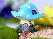 Load image into Gallery viewer, Miniature mushroom house – Fairy Garden - DIY material - Terrarium material
