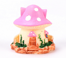 Load image into Gallery viewer, Miniature mushroom house – Fairy Garden - DIY material - Terrarium material
