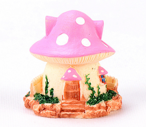 Miniature mushroom house – Fairy Garden - DIY material - Terrarium material