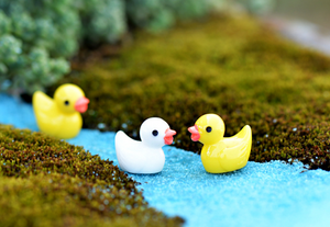 2 × Miniature Duck – Fairy Garden DIY Material