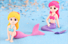 Load image into Gallery viewer, Miniature mermaid – Fairy Garden - DIY material - Terrarium material
