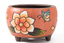 Load image into Gallery viewer, Handpainted succulent pots - flower planters - ceramic pots (13.2cm ×9.6cm)
