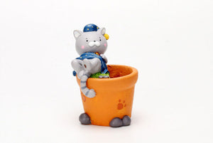 Animal Pots - Cat Planters - Succulent pots - Made of Resin