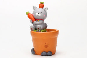 Animal Pots - Cat Planters - Succulent pots - Made of Resin