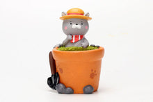 Load image into Gallery viewer, Animal Pots - Cat Planters - Succulent pots - Made of Resin
