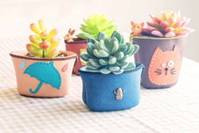 Load image into Gallery viewer, Coin Pocket Pots - Resin Planters - Succulent pots
