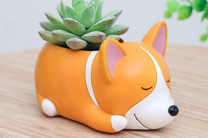 Animal Pots - Dog Planters - Succulent pots - Made of Resin