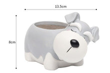 Load image into Gallery viewer, Animal Pots - Dog Planters - Succulent pots - Made of Resin
