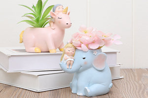 Animal Pots - Cute Planters - Succulent pots - Made of Resin