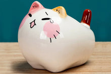 Load image into Gallery viewer, Adorable cat pots - flower planters - ceramic pots (10cm×7.5cm×7cm)
