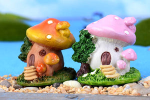 Miniature mushroom house – Fairy Garden DIY Material