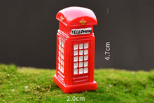 Load image into Gallery viewer, Miniature telephone booth – Fairy Garden DIY Material
