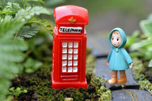 Load image into Gallery viewer, Miniature telephone booth – Fairy Garden DIY Material
