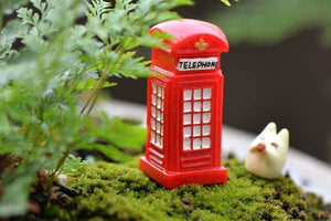 Miniature telephone booth – Fairy Garden DIY Material