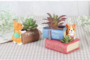 Animal pots - Dog pots - Corgi planters