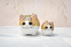 Cute cat succulent pots - flower planters - ceramic pots