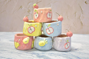 【Doris's collection】3D fruit succulent pots - flower planters (6cm*4.5cm)