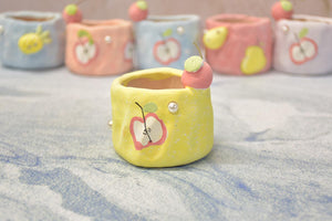 【Doris's collection】3D fruit succulent pots - flower planters (6cm*4.5cm)