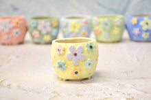 Load image into Gallery viewer, 【Doris&#39;s collection】Flower cute pots with diamond (5.3cm * 4.2cm)
