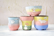 Load image into Gallery viewer, Handpainted animal pots - succulent planters - cute pots
