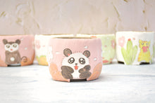 Load image into Gallery viewer, Handpainted cute pots - succulent pots - animal planters (9cm * 7.8cm)
