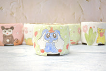 Load image into Gallery viewer, Handpainted cute pots - succulent pots - animal planters (9cm * 7.8cm)
