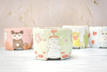 Load image into Gallery viewer, Handpainted cute pots - succulent pots - animal planters (9cm * 7.8cm)
