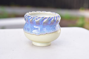 Handmade glaze succulent pot - flower ceramic pot (8.5cm*7.5cm)