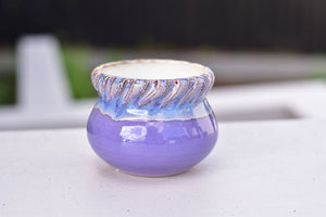 Handmade glaze succulent pot - flower ceramic pot (8.5cm*7.5cm)