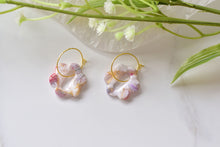 Load image into Gallery viewer, Dainty dangle earrings - polymer clay earrings (multi-colour)
