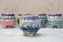 Load image into Gallery viewer, Glaze handmade pots - succulent planters - ceramic pots (9cm × 9.8cm)
