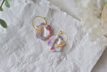 Load image into Gallery viewer, Dainty dangle earrings - polymer clay earrings (multi-colour)
