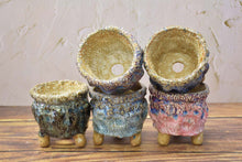 Load image into Gallery viewer, Designed handmade pots - succulent planters - ceramic pots (9.7cm * 9.6cm)
