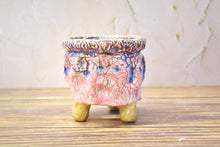 Load image into Gallery viewer, Designed handmade pots - succulent planters - ceramic pots (9.7cm * 9.6cm)
