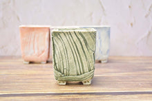 Load image into Gallery viewer, Square handmade pots - succulent planters - ceramic pots (6.7cm × 8.5cm)
