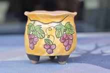 Load image into Gallery viewer, Handpainted pots - succulent planter - flower pot (8cm * 7.5cm)
