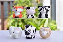 Load image into Gallery viewer, Cute animal succulent pots - flower planter
