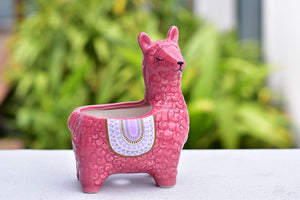 Alpaca succulent pot - animal flower planter (11.4cm*14.5cm)