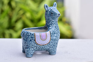 Alpaca succulent pot - animal flower planter (11.4cm*14.5cm)