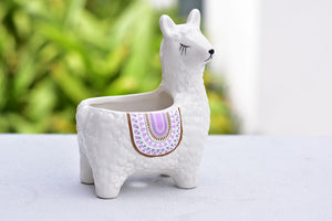 Alpaca succulent pot - animal flower planter (11.4cm*14.5cm)