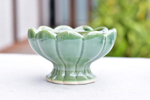 Floral succulent pot - elegant flower planter (13cm*8cm)