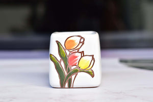 Handpainted flower pots - square succulent pots (6.3cm * 7.4cm)