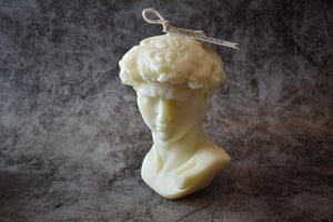 Michelangelo David handmade scented candle